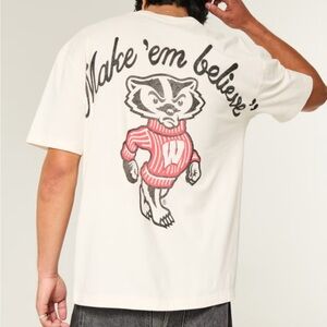 Boxy University of Wisconsin Badgers Graphic Tee